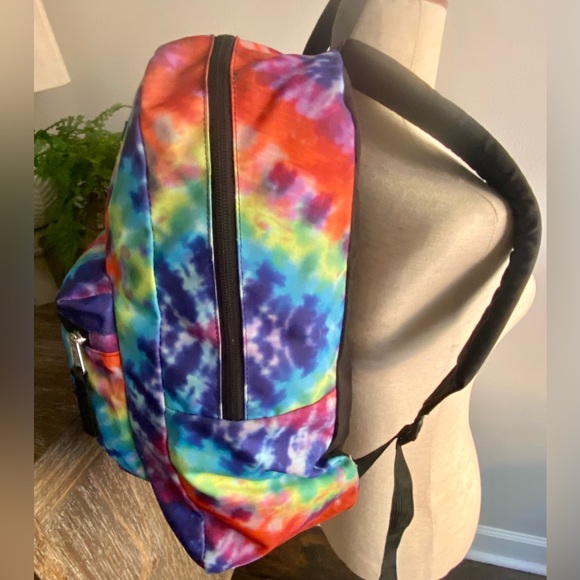 Vintage Jansport Classic Tie Dye Y2K 90s Hippie Backpack - Picture 3 of 7